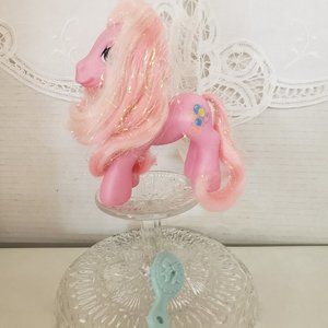 ❤ 2007 Pinky Pie w/brush MLP Retro  My Little Pony